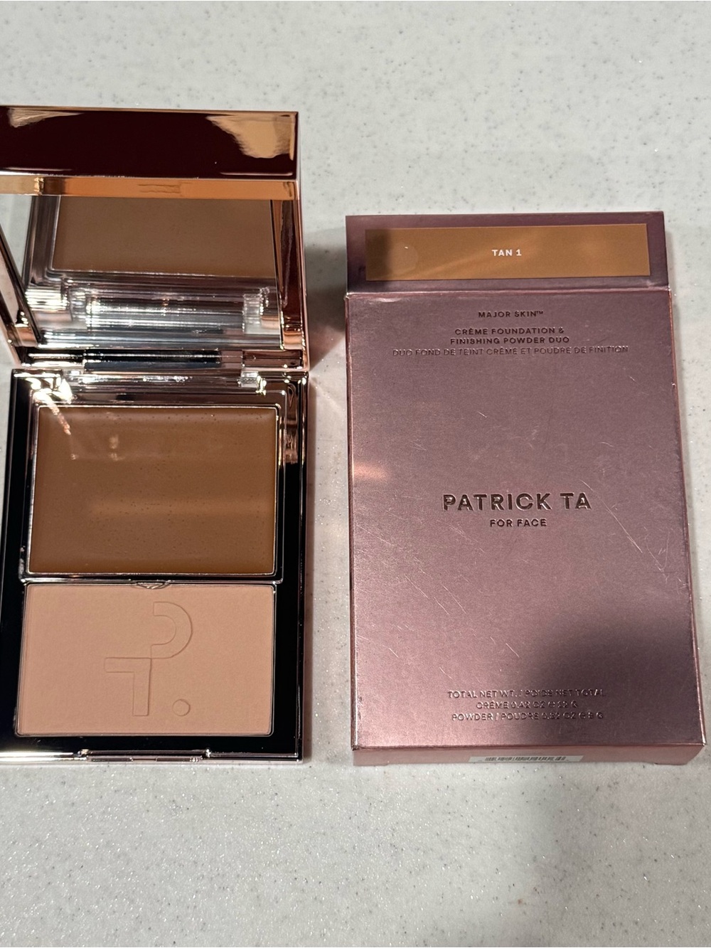 Patrick Ta Cream Foundation & Finishing Powder Duo - Tan 1